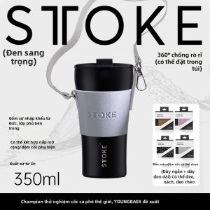 STTOKE | Cốc Cà Phê Di Động Cách Nhiệt Lót Sứ