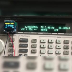 diymore | 0.96 Inch PLJ-096OLED-L1 Frequency Display Module 1KHz-100MHz OLED Frequency Signal Display High-Precision Frequency Counter