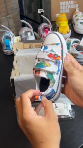 Sepatu Anak Converse001 All Star 2vlace Trainers Easy-On Cars White - Urban Sneaker Kids