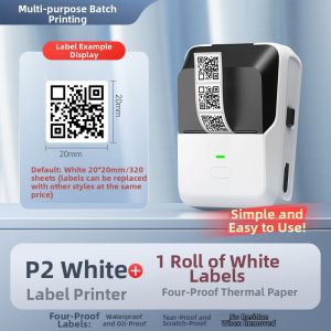 DTPrinter | Waterproof QR Code Label Printer Portable Thermal Printing