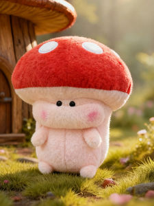 GUAIBUDIAN | Cute Doodle Mushroom Stuffed Toy