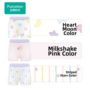 Purcotton | Kids 100 Cotton Underwear Pants 3 Pack