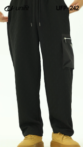 UNIFIT Textured Jogging Pants Men & Women With Pocket & Drawstring Straight Cut Trouser Pants UFP-242