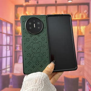 Leather Phone Case for Foldable Screens Stylish & Cartoon