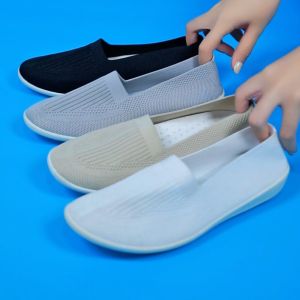 Gypsy - Sneakers Gimivio Sepatu Tanpa Tali Simple Anti Ribet Nyaman Flyknit Kanvas X161