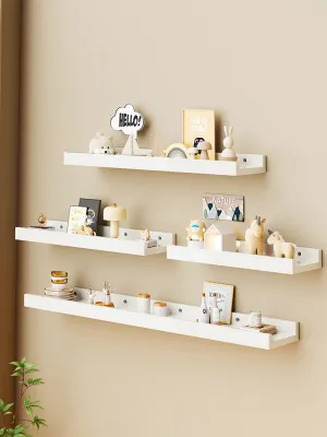 WUBUWEI | Wall Mounted Storage Shelf Wooden Board