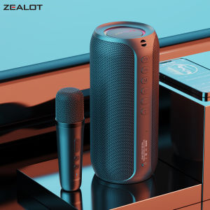 ZEALOT-S69M Karaoke Machine Portable Bluetooth 5.3 Speaker System with 1 or 2 Wireless Microphones Home Family Singing Gifts