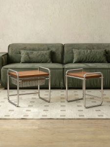 ZHUSHANXIA | Side Table with Storage and Tea Function