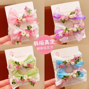Kẹp Tóc Ren Thắt Nút Bướm Dễ Thương Cho Bé Gái Kẹp Tóc Mái Lệch Kẹp Tóc Búi Tai Thỏ Cho Bé Gái Kẹp Tóc Thời Trang Cho Bé Gái