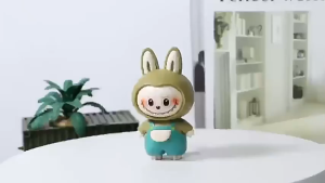 Labubu figurine pendant pop culture press toy decorative item cute gift for girl stress relief toys adult 变脸玩具