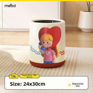 MEISD | High-end Portable Covered Trash Can