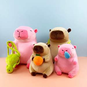 Gấu Bông Capybara (Size 20->45cm) Vải Miniso 4 chiều siêu Mềm Mịn An Toàn Hàng đẹp chất lượng cao.
