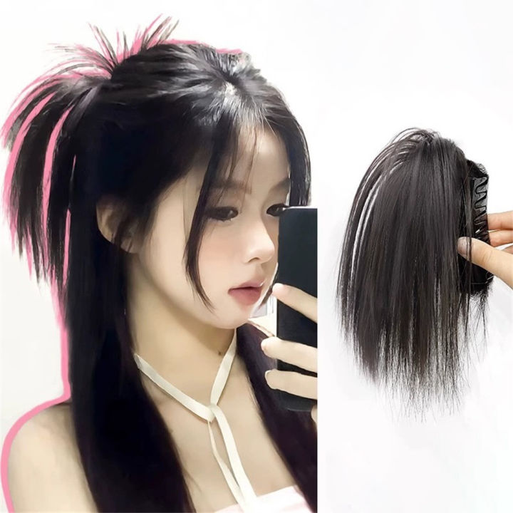 30cm Fashion Claw Clip Ponytail Wig Women Simple Hot Girl Style