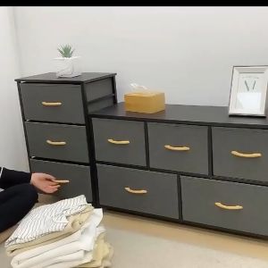 Fabric Drawer Storage Cabinet Multifunctional Drawers Bedside Chest Drawers Cabinet Home Cabinet