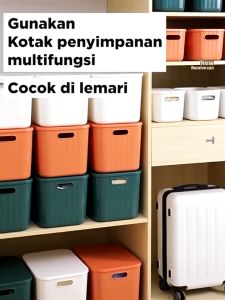 ORANGE Kotak Penyimpanan Serbaguna - Box Penyimpanan Baju - Storage Box Kotak Keranjang Penyimpanan
