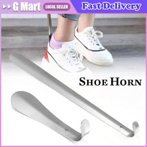 42CM Shoe Spatula Stainless Steel Long Metal Lifter Shoehorn Luxury Shoe Horn Foldable Help To Put Shoe Wearing Tool