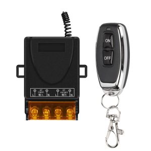 AC 220V Relay Wireless Remote Control Switch System RF 433Mhz Transmitter On Off for Water Heaters Ceiling LED Lamp