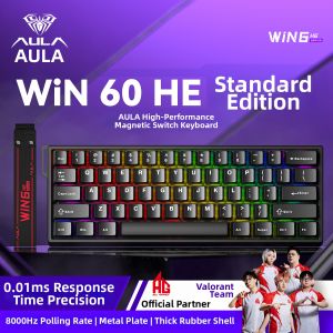 AULA | Gaming Mechanical Keyboard Pink RGB Magnetic Switches