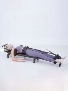 Multi-Functional Heightening Neck And Lumbar Spine Reliever Leg Stretching Fitness Traction Inverter Machine for Home Use