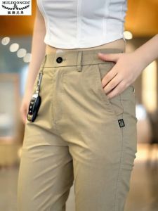 HULIXIONGDI | Breathable Spring-Summer Loose Straight Trousers
