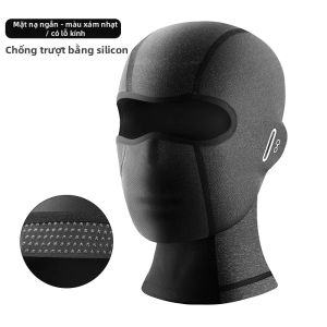 Khẩu Trang Chống Nắng Vải Lụa Băng Nhẹ Dành Cho Người Đi Xe Đạp Xe Máy Che Kín Mặt Không Bị Xê Dịch Dành Cho Nam Sử Dụng Ngoài Trời