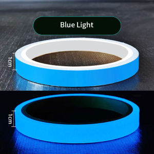 Glow-in-the-dark Tape Self-adhesive Sticker Removable Luminous Tape Fluorescent Glowing Dark Striking Night Safety Warning Tape