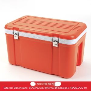 Food Grade Insulated Cooler Box Commercial Outdoor Delivery Steamed Buns Ice Blocks Refrigeration Box for Camping Picnic