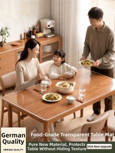 YIMENG | Safe Transparent PVC Table Cover Waterproof Oilproof Heat Resistant
