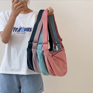 Tas slempang pria kekinian terbaru Pushop terlaris nylon crincle model Zenn termurah