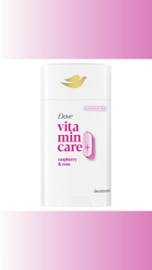 Dove Vitamin Care Plus Deodorant Stick Raspberry & Rose 74g 1 Count