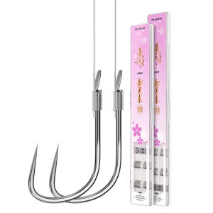 CHUANZE | Knot-free Line Double Hook Fishing Hooks Set