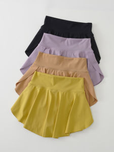 High Waist Sporty Skirt Running Fitness Yoga Shorts Breathable Quick Dry Ultra Elastic Womens Summer Fashion Sportswear