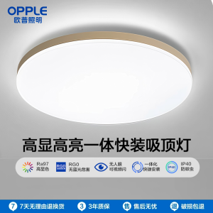 O Lighting Led Ceiling Light Energy Saving Lamp for Bedroom And Balcony Modern Simple Style round Acrylic Shade Light Source
