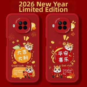 imobile | New Year Redmi Note9 Pro Case Shockproof Red