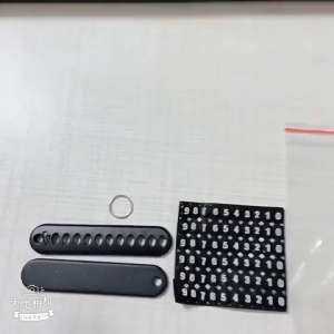 Thẻ Chìa Khóa Có Gắn Số Khẩn Cấp Ô Tô Xe Máy Móc Treo Chìa Khóa Nhỏ Gọn