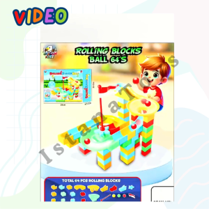 ID Mainan Edukasi Rolling Blocks Ball 64pcs AR66