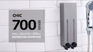 ABAGNO - 500ML x 3 HOMEPLUZ Triple Chamber Soap Dispenser DH-700-3VP