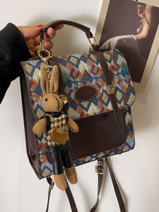 Fashionable Retro Single Shoulder Bag Womens Design Sensation Niche Handbag 2025 New Style Versatile High-End Feelings Backpack