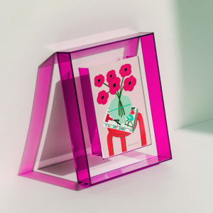 Colored Acrylic Transparent Picture Frame 6inch
