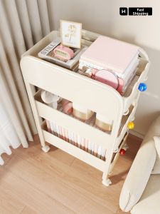 Movable Snack and Toy Storage Rack Multi-layer