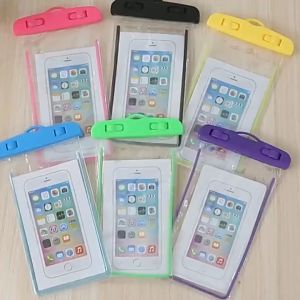 Túi đựng điện thoại chống nước có dây đeo túi chống thấm nước cho điện thoại đi biển đi bơi tiện lợi chất liệu pvc