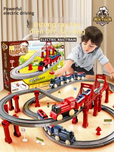 KAKABEIER | Educational Train Track Set Building Blocks