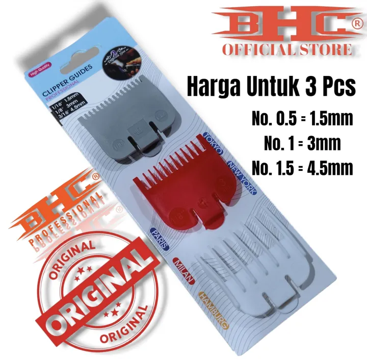 Tapak Rambut SEPATU UKURAN WAHL 0.5&1.5 WARNA SISIR MESIN CUKUR RAMBUT TAPAK GIGI ...