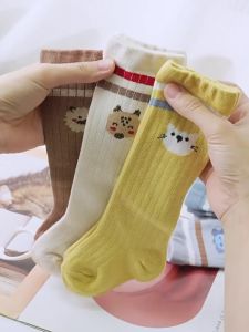 Vớ tất em bé cao đến gối phong cách Hàn Quốc cho bé Hình Gấu siêu dễ thương từ 0-3 tuổi - Vớ tất cho bé trai bé gái