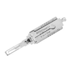 Original Lishi BYD2 2 in 1 LockPick Decoder Ignition Car Door Open for BYD Qin PLUS Song PLUS Yuan Song Tang Vertical Millin