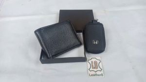 NEW Promo Dompet Premium Lipat Pria Free Gantungan Kunci Dompet Kulit Pria Polos Free Ongkir