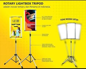 Neon Box Led Light Box Rotary Stand Banner Led Light Box 35x120 35x150