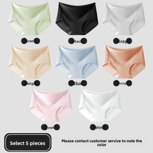 JIAZINI | Ice Silk Seamless Yoga Pants Quick Dry Lightweight Triangle Shorts For Women Fitness Ladies Underwear Breathable Comfortable