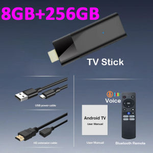 Android 16 Smart TV Stick 8GB 256GB Q12 Dual Wifi 4K 8K HDR BT5.4 Allwinner H313 Netflix Google Play Voice Control Media Player