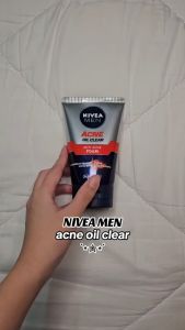 [ 50 ML ] NIVEA MEN ACNE OIL CLEAR ACNE DEFENSE FACIAL FOAM 50 ML / SABUN WAJAH